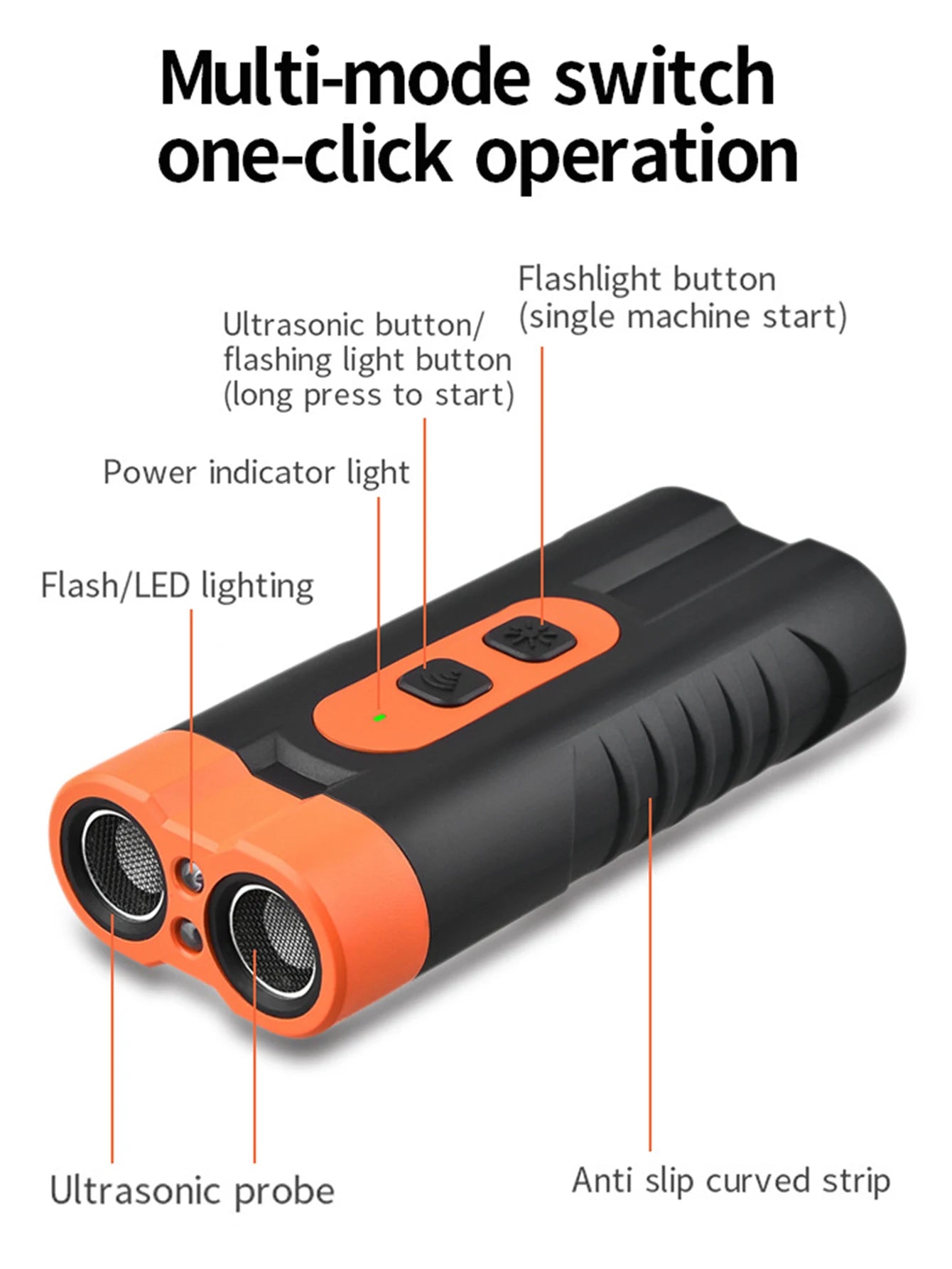 Dual Head Ultrasonic Dog Repeller